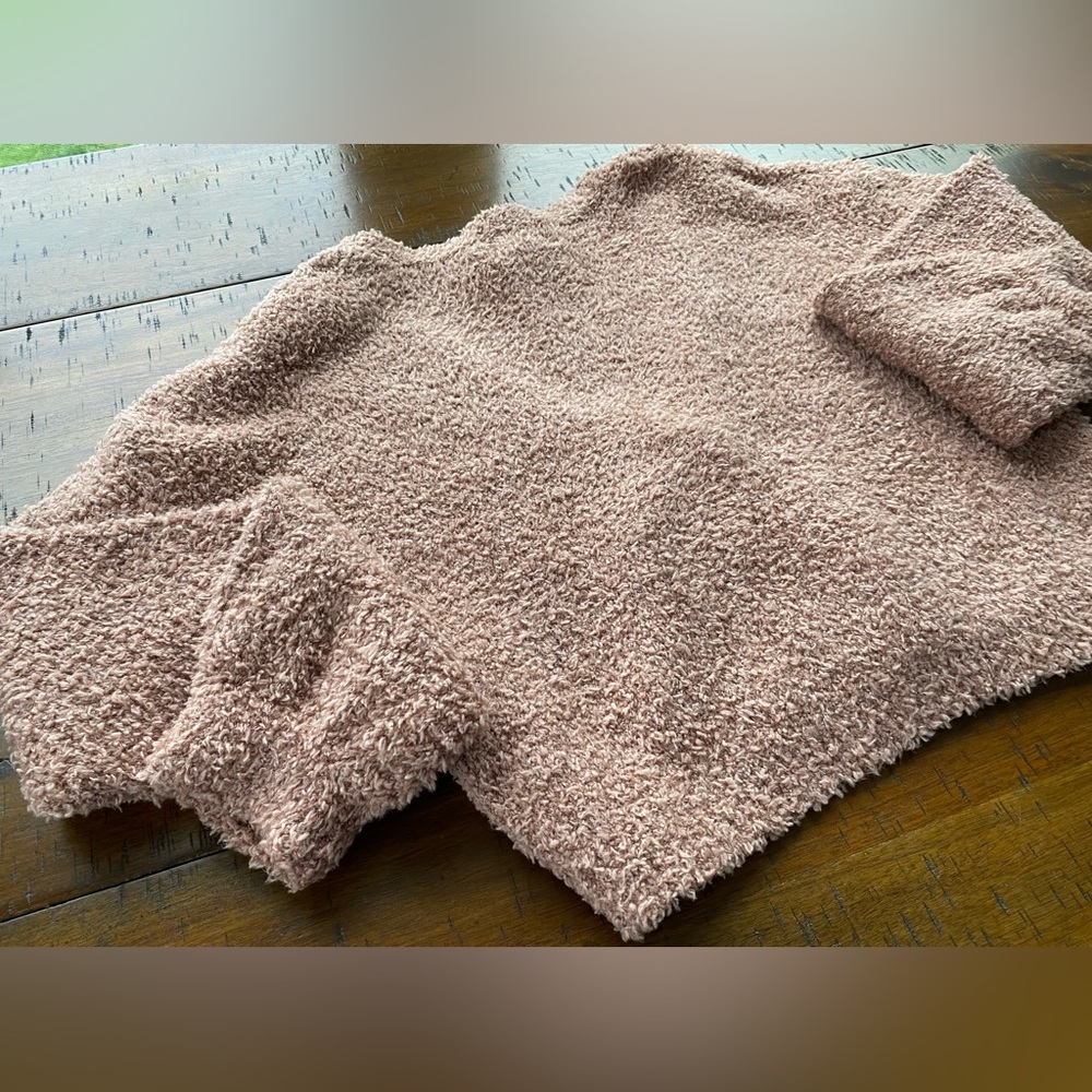 •NWT•Jessica Simpson Cropped Button Teddy Sweater Cardigan - Picture 9 of 9
